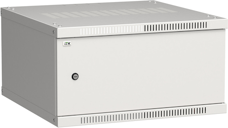 IEK LWE3-06U66-MF ITK Шкаф LINEA WE 6U 600x600мм дверь металл серый