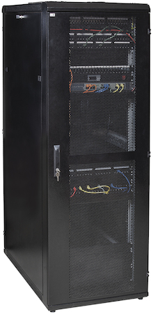 IEK LS05-48U81-PP-Z-1 ITK Шкаф серв 48U 800х1000мм перф. двери черный (ч.1)