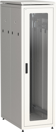 IEK LN35-33U61-G ITK Шкаф сетевой 19" LINEA N 33U 600х1000 мм стеклянная передняя дверь серый