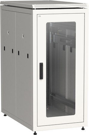 IEK LN35-24U61-G ITK Шкаф сетевой 19" LINEA N 24U 600х1000 мм стеклянная передняя дверь серый