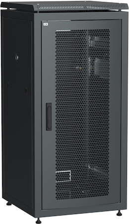 IEK LN05-24U66-P ITK Шкаф сетевой 19" LINEA N 24U 600х600 мм перфорированная передняя дверь черный