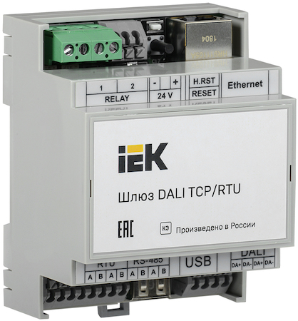 LAD00-02-0-064-K03 Шлюз DALI TCP/RTU на 64 устройства IEK