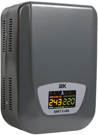 IVS12-1-08000 Стабилизатор напряжения настенный серии Shift 8 кВА IEK