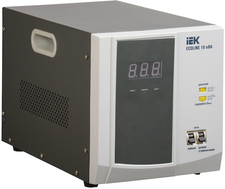 IVS26-1-10000R Стабилизатор напряжения переносной серии Ecoline 10 кВА IEK распродажа