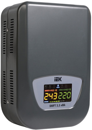 IVS12-1-03500R Стабилизатор напряжения настенный серии Shift 3,5 кВА IEK распродажа