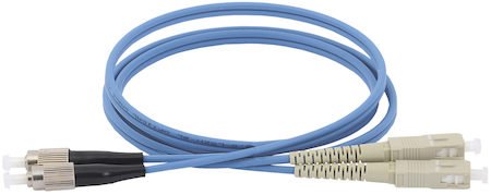 IEK FPC5004-SCU-FCU-C2L-3M ITK Оптический коммутационный соединительный шнур (патч-корд), для многомодового кабеля (MM), 50/125 (OM4), SC/UPC-FC/UPC, двойного исполнения (Duplex), LSZH, 3м