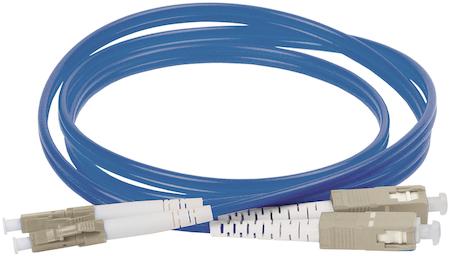 IEK FPC5004-LCU-SCU-C2L-15M ITK Оптический коммутационный соединительный шнур (патч-корд), для многомодового кабеля (MM), 50/125 (OM4), LC/UPC-SC/UPC, двойного исполнения (Duplex), LSZH, 15м