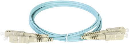 IEK FPC5003-SCU-SCU-C2L-3M ITK Оптический коммутационный соединительный шнур (патч-корд), для многомодового кабеля (MM), 50/125 (OM3), SC/UPC-SC/UPC, двойного исполнения (Duplex), LSZH, 3м