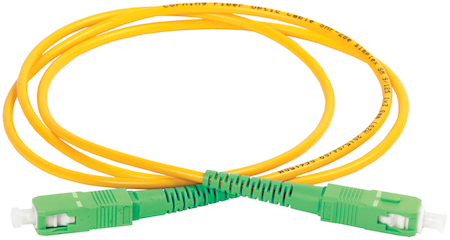 IEK FPC09-SCA-SCA-C1L-5M ITK Оптический коммутационный соединительный шнур (патч-корд), для одномодового кабеля (SM), 9/125 (OS2), SC/APC-SC/APC, одинарного исполнения (Simplex), LSZH, 5м