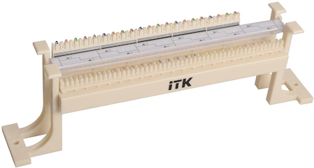IEK CP50-110-1 ITK Кросс-панель на кронштейне 50-парная 110 т.