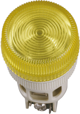 IEK BLS40-ENR-K05 Лампа ENR-22 сигнальная d22мм желтый неон/240В цилиндр ИЭК