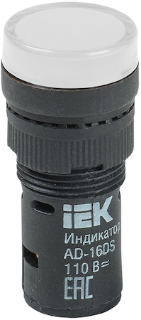 IEK BLS10-ADDS-110-K01-16 Лампа AD16DS(LED)матрица d16мм белый 110В AC/DC  ИЭК