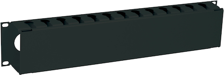 IEK CO05-2MCM ITK Кабельный органайзер с крышкой 19" 2U, черный