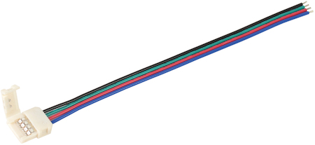 LSCON10-RGB-213-5-PRO Коннектор 5шт RGB 10 мм ( - 15 см - разъем) IEK