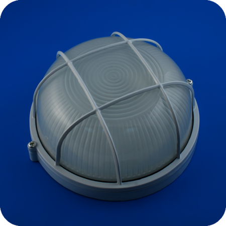ITALMAC Round WP 60 01 01 Светильник  круглый, 60Вт, белый с решеткой