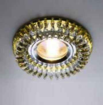 ITALMAC Bohemia 51 31 73 светильник декоративный из огранненого стекла, MR16, золото