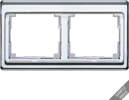 JUNG SL5850SI Рамка для горизонтальной установки 5-кратная; серебро
