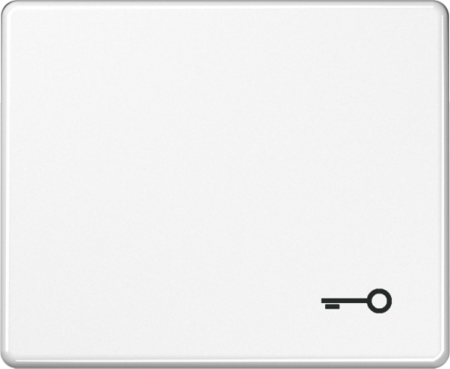 JUNG SL590TWW Клавиша для выключателя с символом "ключ"; белая