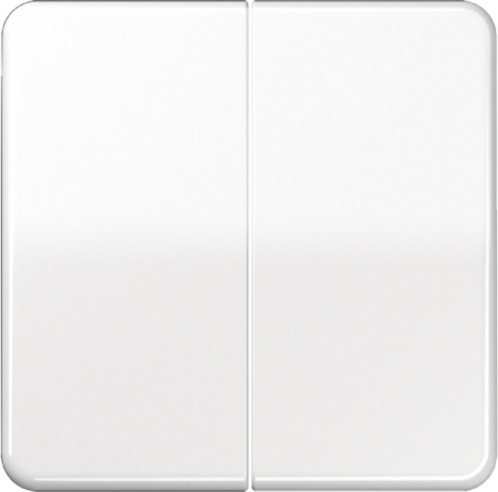 JUNG CD595WW Клавиши для сдвоенных выключателей и кнопок; белые