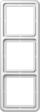 JUNG CD583WW Рамка для вертикальной и горизонтальной установки, 3-кратная; белая