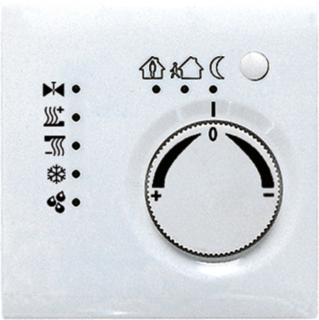 JUNG LS2178WW KNX-регулятор с шинным сопряжением с ручкой для установки температуры; белый