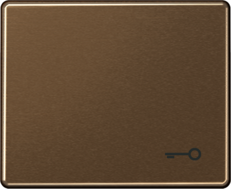 JUNG SL590TGB Клавиша для выключателя с символом "ключ"; золотая бронза