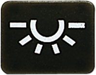 JUNG 33ANL Символ для кнопки "освещение"; антрацит