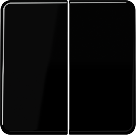 JUNG CD595SW Клавиши для сдвоенных выключателей и кнопок; черные