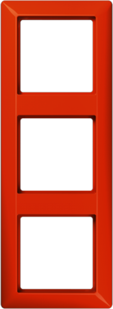JUNG AS583BFO Рамка 3-кратная для вертикальной и горизонтальной установки; термопласт, оранжевая