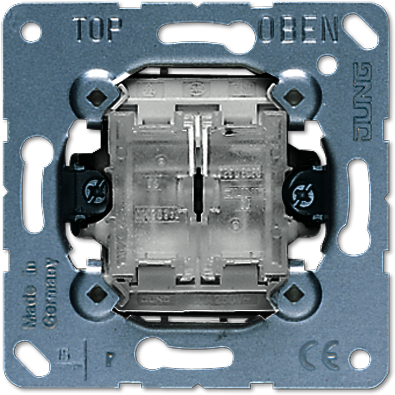 JUNG 505TU Выключатель 10AX 250V кнопочный сдвоенный