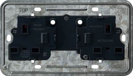 JUNG BS2522EINS розетка БС 13А двойная