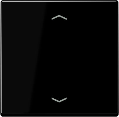 JUNG A590PSW Клавиша для одинарной кнопки BCU; черная