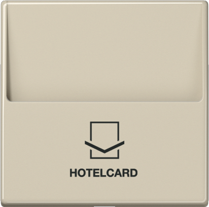 JUNG A590CARD карточный выключатель, слоновая кость