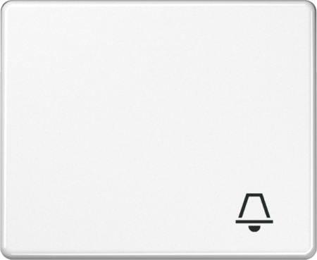 JUNG SL590KWW Клавиша для выключателя с символом "звонок"; белая