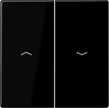 JUNG LS995PSW Клавиша для выключателя управления жалюзи; черная
