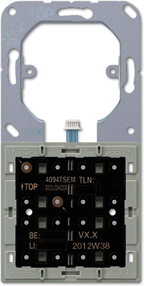 JUNG 4094TSEM Дополнительный KNX кнопочный модуль для подключения к основному модулю