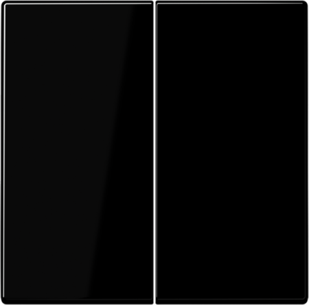 JUNG LS995SW Клавиши для сдвоенных выключателей; черная