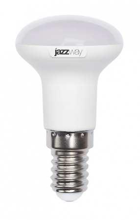 Фото Jazzway 1033598 Лампа светодиодная (LED) с отражателем d39мм E14 120° 5Вт 220-240В матовая нейтральная холодно-белая 5000К