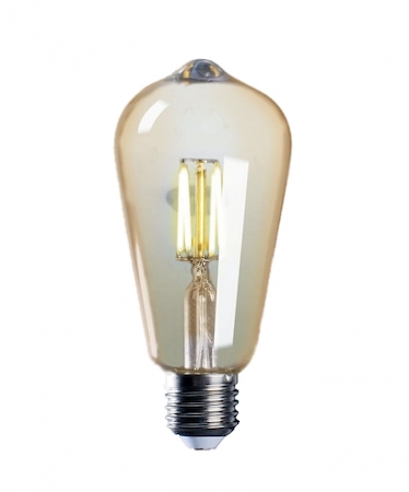 Jazzway 2856937 PLED ST64 GOLD 4w 2700K 360Lm E27