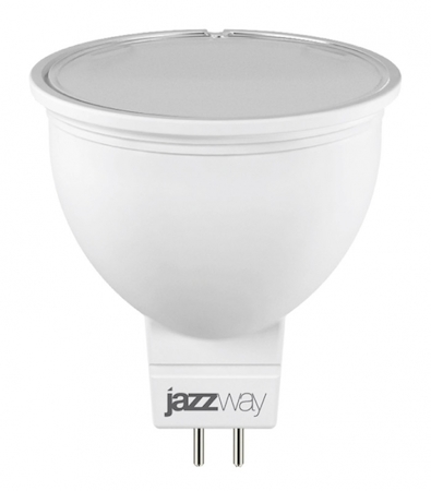 Фото Jazzway 1035431 Лампа светодиодная (LED) с отражателем d50мм GU5.3 110° 7Вт 220-230В матовая нейтральная холодно-белая 4000К диммируемая