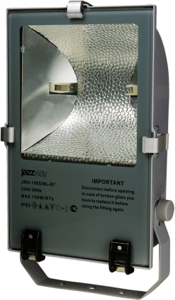 Jazzway 3327880 JMH-150S/GR-R7     Прожектор серый 150w симметр