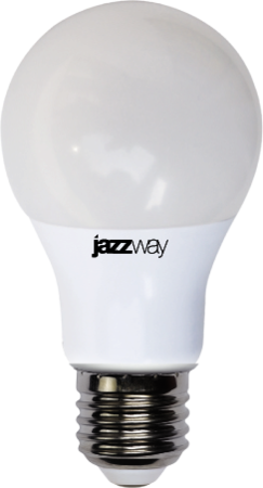 Фото Jazzway 1033727 Лампа светодиодная (LED) «груша» d60мм E27 180° 10Вт 220-240В матовая нейтральная холодно-белая 5000К