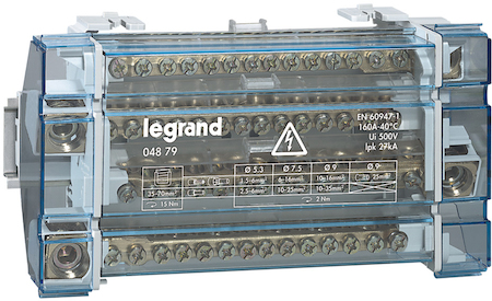 Legrand 004879 Блок Распред. 4П 160A 15 Конт.