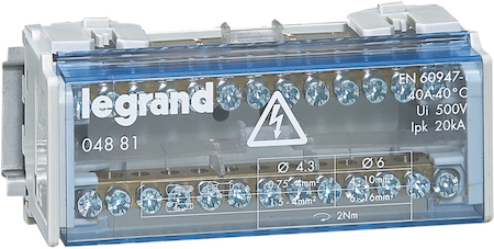 Legrand 004881 Мод.расп.бл.2пх13 контк.40А