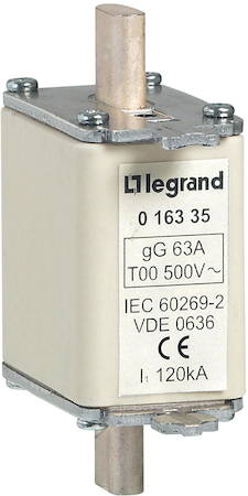 Legrand 016335 Пл.вставк.gG/gL63A с/и,разм.00