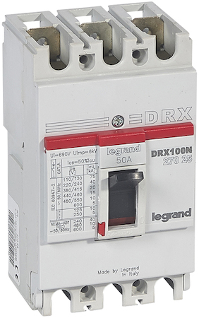 Legrand 027025 DRX125 MT 50A 3П 20KA