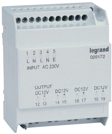 Legrand 028172 DMX3 1600 Блок пит 230В пост