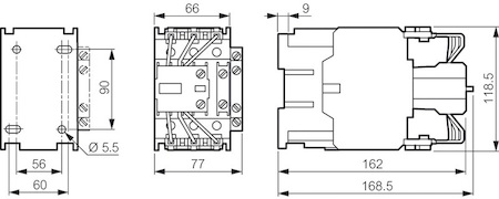 Legrand 029654 Контактор для конд. 110А 230В~ Н.О.+Н.З