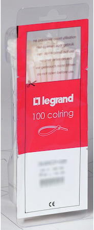 Legrand 032063 Colring Хомут 4,6х180 маркиров.