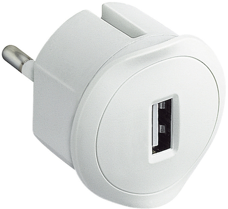 Legrand 050680 USB д/зарядки 1.5А бел